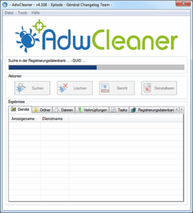 AdwCleaner Screenshot
